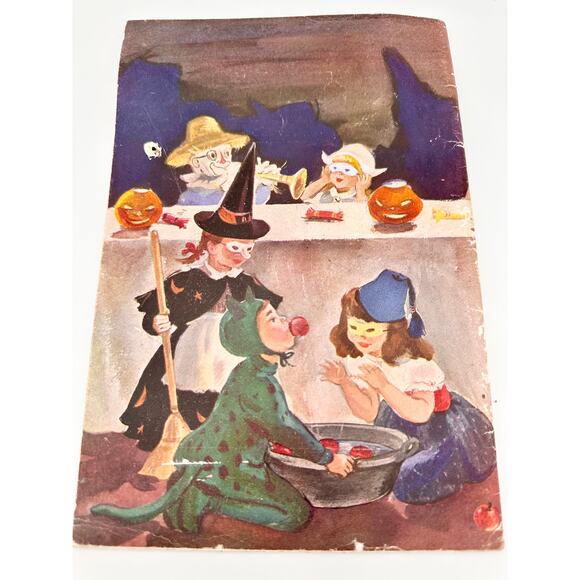 1951 Jack and Jill Childrens Magazine, Halloween Ediition, whole cover picture - Picture 4 of 6